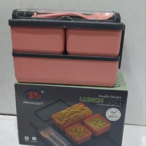 Double Decker Lunch Box (Tiffin Box) 3Pic Set