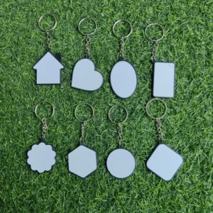 Black Metal Keychain (Sublimation)