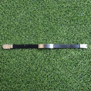 Bracelet with Leather Strap Black