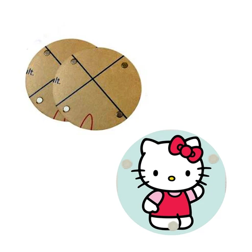 Polaroid Acrylic Magnetic Photo Frame (Circle / 3 × 3 inch) - Image 2