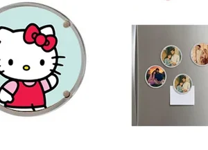 Polaroid Acrylic Magnetic Photo Frame (Circle / 3 × 3 inch)