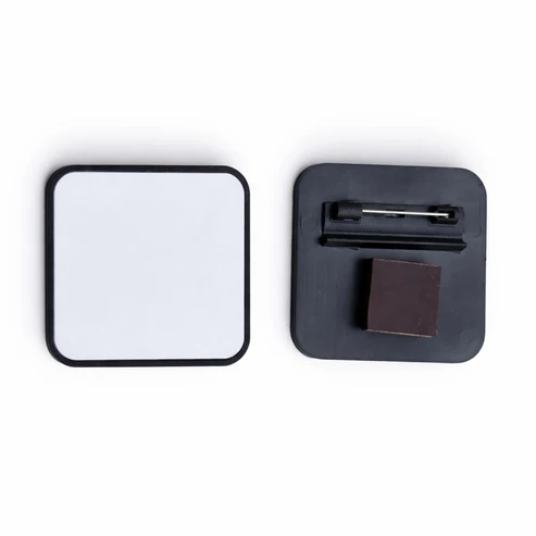 Sublimation Square Badge And Magnet ( 50 X 50 MM )